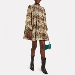 Ganni tiger eye mini dress
